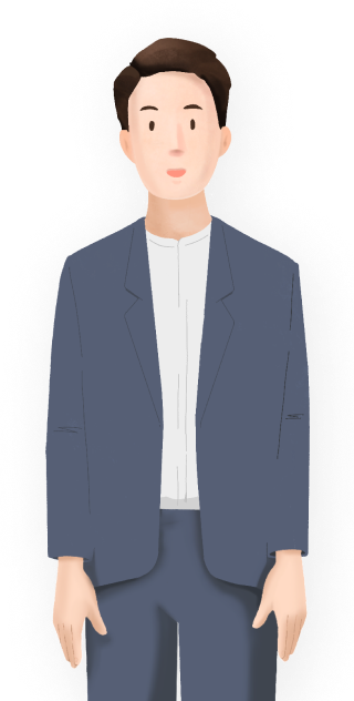 男性のイラスト